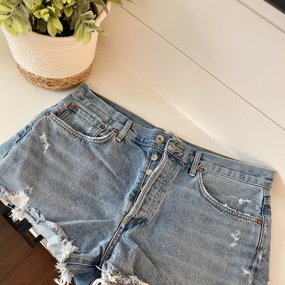 Agolde Pants - Agolde Parker Short in Swapmeet